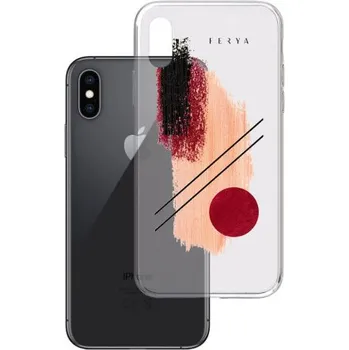 Pouzdro na mobilní telefon Kryt ochranný 3mk Ferya Slim pro Apple iPhone Xs Max, ABSTRACT