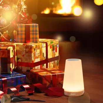 Lampička Noční lampa LED Auxmir, Stmívatelná stolní lampa s 13 barvami