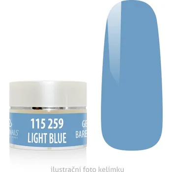 Přípravek na nehty UV/LED gel barevný - LIGHT BLUE 5 g