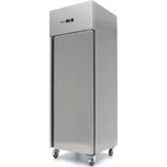 Chladnička 400 l - 3 nastavitelných polic - nerezová ocel - na kolečkách