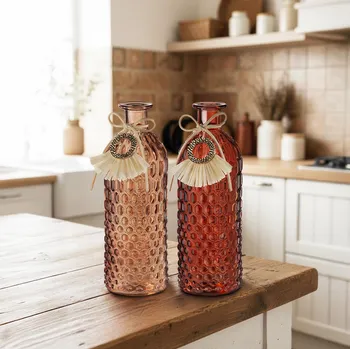 Gilde Vázy Ibiza, růžová a hnědá, sada 2 ks 497559