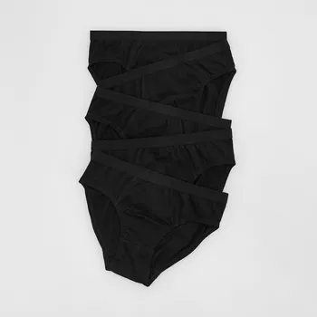 Reserved - 5 balení bavlněných slipů - černý - 357JA-99X - 357JA-99X-U86