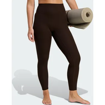 Dámské legíny ADIDAS Legíny adidas All Me Rib 7/8 KAŠTANOVÁ