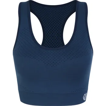 Dámské spodní prádlo DARE 2B Dámská sportovní podprsenka Dont Sweat It II XL MODRÁ|ŠEDÁ