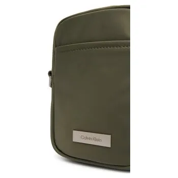 Brašna Calvin Klein Sleek Slim Reporter LV04D3233G Zelená OS