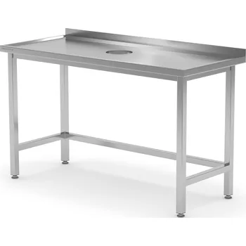 Odpadkový koš TECHNICA Nástěnný stůl s otvorem pro odpad 1700x700x850 mm | TECHNICA, 2361770