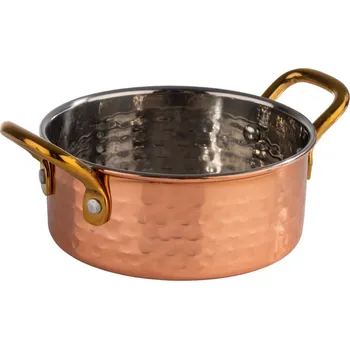 APS Servírovací nádoba, kladívkový povrch, 115x45 mm, měď | APS, Bombaj