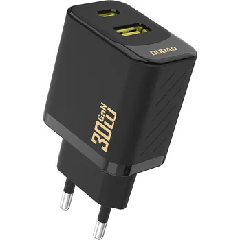 Telefonní příslušenství Dudao A27TEU nabíječka do sítě USB-C + USB-A / PD / 30W / černá