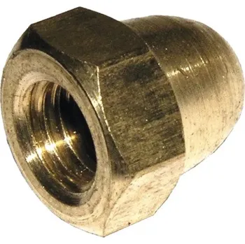 Spojovací materiál Klobouková matice DIN 1587 M4 mosaz, 1 ks