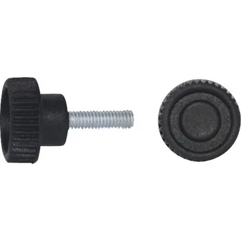 Šroub Šroub s vroubkovitou hlavou Ø 35 mm M8x46,5 černý, 1 ks