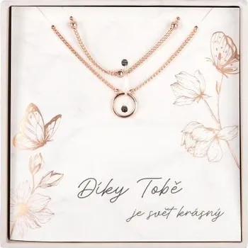 Náhrdelník ALBI Dvojitý náhrdelník - Díky Tobě