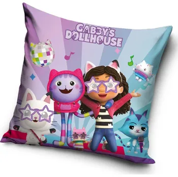 Polštář Dětský polštářek Gábinin Kouzelný Domek Rozjezdy pro Hvězdy