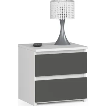 Ložnice Akord Cleania CL2 (bílá + šedá)