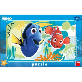 Dino dětské puzzle NEMO A DORY 15 dílků