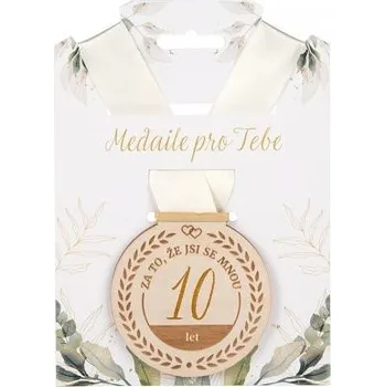 ALBI Dřevěná medaile - 10 let