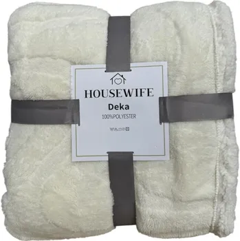 deka Luxusní beránková deka z mikroplyše NESTIVE bílá 200 x 230 cm