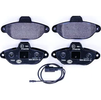 Brzdová destička Sada brzdových destiček, kotoučová brzda HELLA 8DB 355 019-151