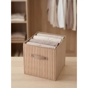 Úložný box Sinsay - Úložný box s bambusovým čelem - béžová - 998HB-08X - 998HB-08X-ONE