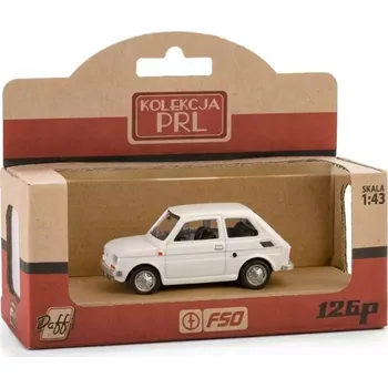 Bezpečnostní kamera DAFFI MODEL FIAT 126P PRL BÍLÝ KOVOVÝ