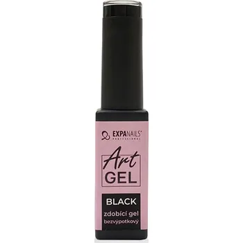Přípravek na nehty UV/LED gel Art zdobící - Black 6 ml
