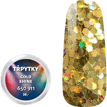 Třpytky - hologram - Gold Shine