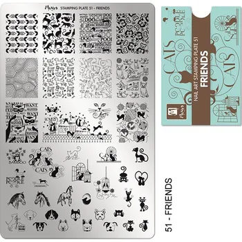 Moyra Stamping - Deska na razítka č.51 Friends