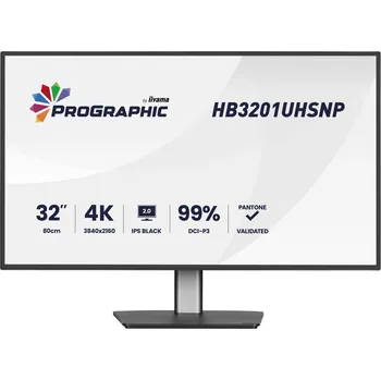 Monitor iiyama ProGraphic/HB3201UHSNP-B1/31,5"/IPS/4K UHD/60Hz/4ms/Černá/3R