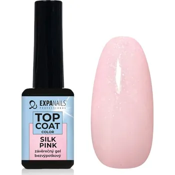 Lak na nehty EXPA-nails UV/LED gel Top coat color - Silk Pink Objem: 11 ml