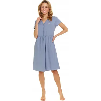 Dámská noční košile DOCTOR NAP Dámská KOŠILE TCB 5336 DR NAP - ICE_BLUE, M