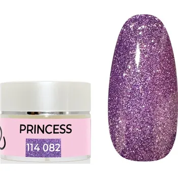 Lak na nehty UV/LED gel barevný - Princess třpyt 5g