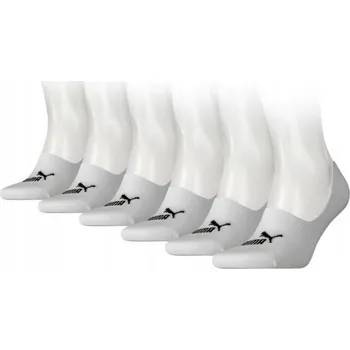 Pánské ponožky PUMA PONOŽKY ELEMENTS FOOTIES 6-PACK 90798302 vel. 39-42