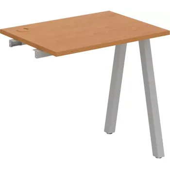 Psací stůl Stůl pracovní k řetězení úzký UE A 800 R - OLŠE , ŠEDÁ