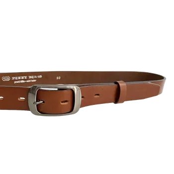 Opasek Dámský kožený opasek PENNY BELTS | hnědý | 60030-190-48 obvod pasu: 105cm