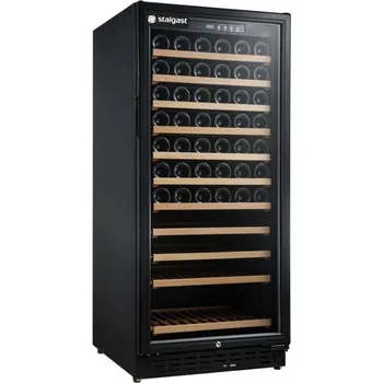 STALGAST Chladicí skříň na víno se zámkem, 116 lahví, 280 l, 595x680x1354 mm | STALGAST, 881240