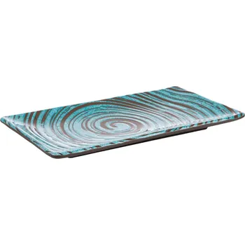 APS Melaminový podnos 235x135x15 mm, modrý, hnědý | APS, Cancun