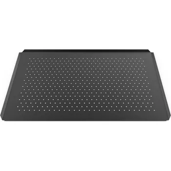 UNOX Nepřilnavý perforovaný hliníkový tác na cukrářské a pekařské výrobky, GN 1/1, 15 mm | UNOX, FORO.BLACK
