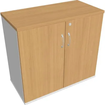 Policová skříň Skříň stolová SPZ 80 40 - BUK , BÍLÁ