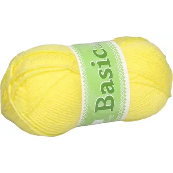 Příze Příze Basic 928 světle žlutá