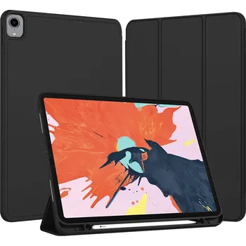 Techsuit - Flex Trifold (s držákem na tužku) - iPad Pro 12.9 (2018/2020/2021/2022) - černý