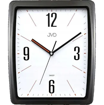 Hodiny Plastové designové antracitové hodiny JVD HX2496.2