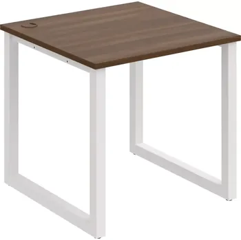 Psací stůl Kancelářský stůl US O 800 - OŘECH , BÍLÁ