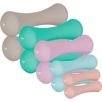 Sada činek z litiny a neoprenu REBEL RBA-2329-S 2x0,5kg+2x1kg+2x2kg+2x3kg+2x4kg