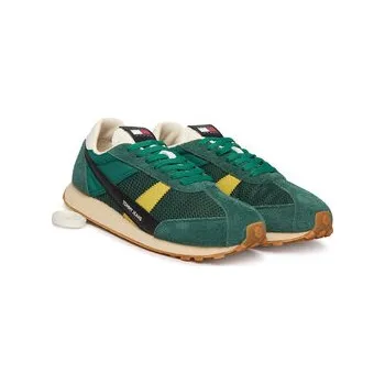 Dámská obuv Sneakersy Tommy Jeans Retro Runner Archive Open Mesh EM0EM01715 Zelená 40
