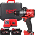 MILWAUKEE M18FDD3-402C M18 FUEL Aku vrtačka bez příklepu 4.GEN, 2x 4,0 Ah 4933492472