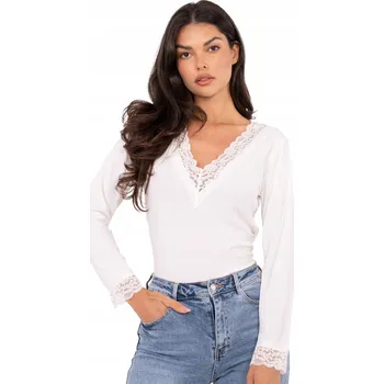 Dámská halenka Italy Moda halenka dlouhý rukáv střih přiléhavý univerzální velikost