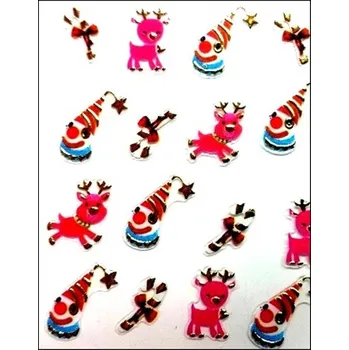 Zdobení - Vánoční - Sob, Sněhulák, Hůlka