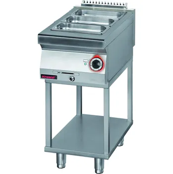 Sporák KROMET Elektrický marinovací hrnec 0,7 kW na rámovém podstavci, 400x700x900 mm | KROMET, 700.BE-1.T