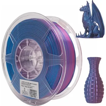 Filament PLA dvoubarevný filament eSUN Magic Silk fialovo-modrý (red-blue) 1,75 mm 1 kg
