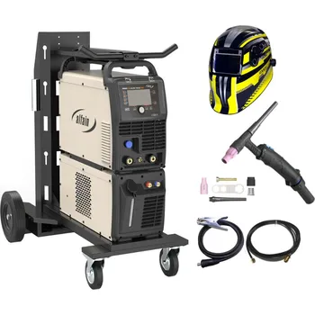 Svářečka ALFA IN PEGAS 320 AC/DC PULSE NEO včetně chladící jednotky a vozíku + kukla + vozík