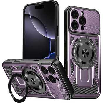 Pouzdro na mobilní telefon Techsuit - RuggedCam - iPhone 16 Pro - fialová